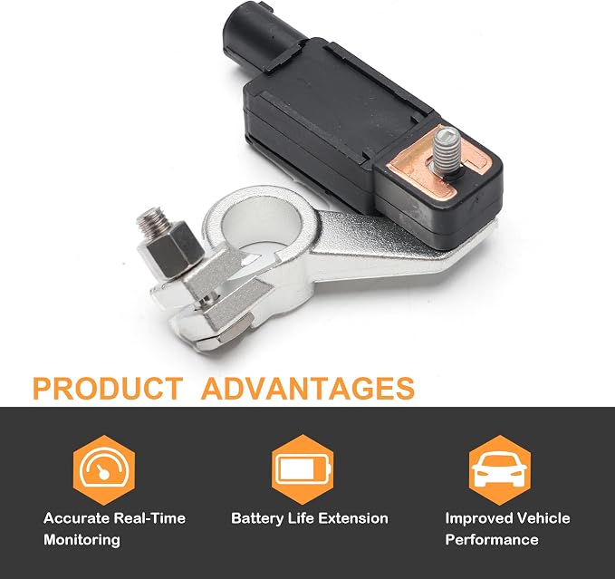 Battery Current Sensor Compatible with Dodge Durango 2017-2020, Jeep Grand Cherokee/Compass 2017-2019, Ram 1500 2500 3500 2017-2020, Replacement for 68318616AC
