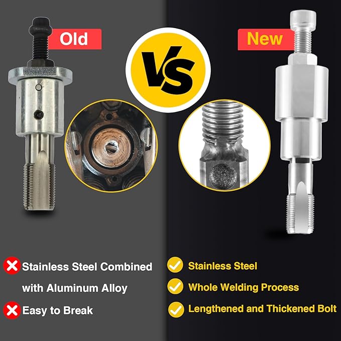EVRBUL Upgraded Injector Sleeve Cup Removal Installation Tool Kit Compatible with Ford E-Series 7.3L,Ford F-Series 7.3L,Ford Excursion 7.3L,Ford Powerstroke 7.3L,Ford Navistar 7.3L 1994-2003