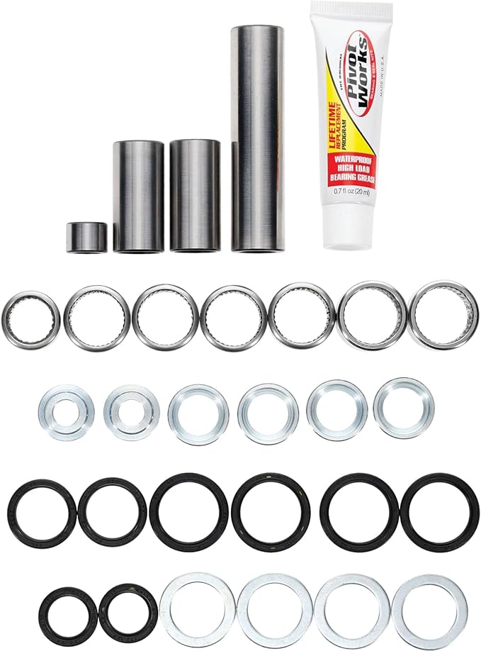 Pivot Works Linkage Rebuild Kit PWLK-Y33-000 Compatible with/Replacement for Yamaha WR250F 2007-2014, WR450F 2007-2015, YZ250F 2006, YZ450F 2006-2008