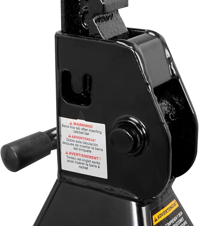 Big RED AT82001BR Hydraulic Trolley Service/Floor Jack Combo with 2 Jack Stands, 2 Ton (4,000 lb), Black
