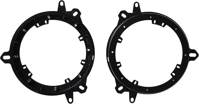 Metra 82-8146 6" x 9" Front Speaker Adapter for Select Lexus and Toyota Vehicles & Metra 82-8148 6" to 6-3/4" Speaker Adapter for Select Toyota/Lexus/Scion 1998-Up Vehicles, Black