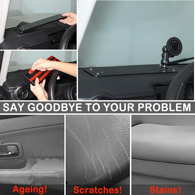 Car Central Control Multi-Function Phone Bracket Compatible with Ineos Grenadier 2020-2026 Dash Panel Track Cell Phone Holder Insert Accessories (Type G, Style B)