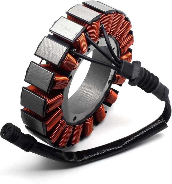 MZS Motorcycle Magneto Stator Touring Coil 29987-06 50 Amp 3-Phase Compatible with Road Glide 2006-2016 / Electra Glide 2006-2016 / Road King 2006-2016 / Street Glide 2006-2016 / Tri Glide 2009-2016
