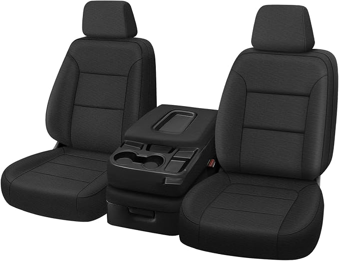 SAPUBK Seat Covers Replace for 2019-2025 Chevy Silverado/GMC Sierra 1500 CrewCab, Premium Neoprene with Composite Soft Foam Lining Breathable Seat Cover Cushion