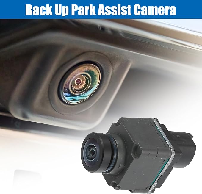 ACROPIX Car Rear View Back Up Camera Wide Angle Park Assist Reverse Camera Fit for Audi A4 Q7 for VW Atlas No.5Q0980546A - Pack of 1
