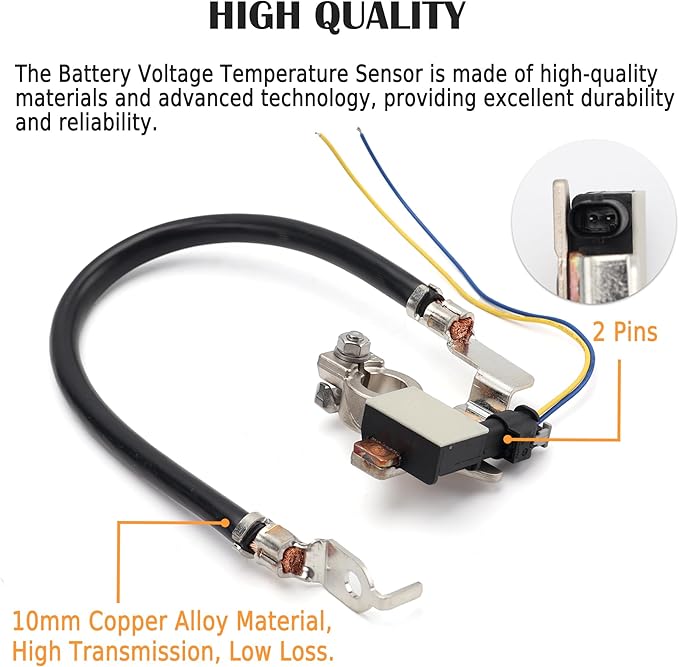 AV6N10C679GB Battery Current Sensor Compatible with Ford Focus Escape 2012-2019 IBS Negative Battery Cable Sensor Replacement AV6Z-10C679-P AV6N-10C679-BC