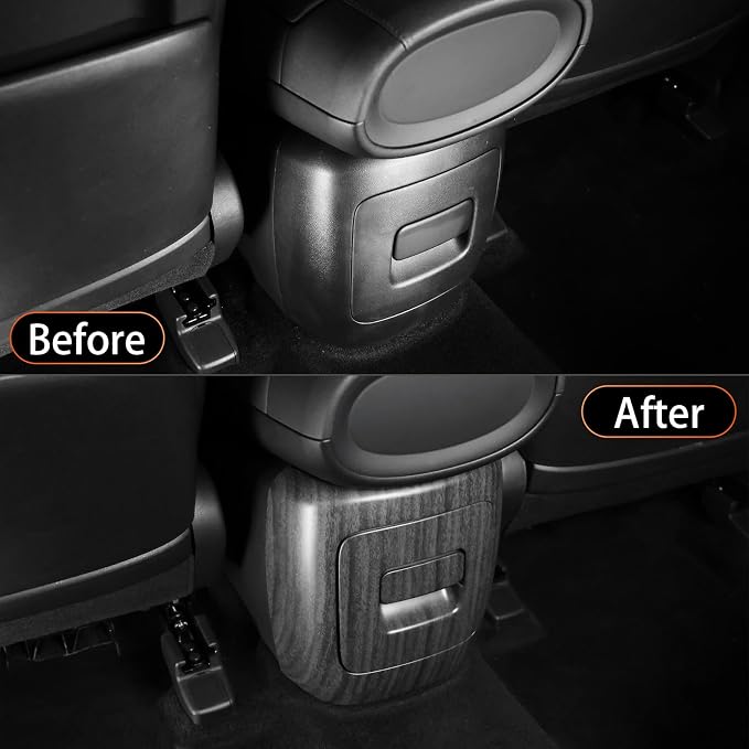 YOUTOOCAR Rear AC Vent Cover Compatible with Hyundai Palisade 2026 Accessories (Wood Grain)