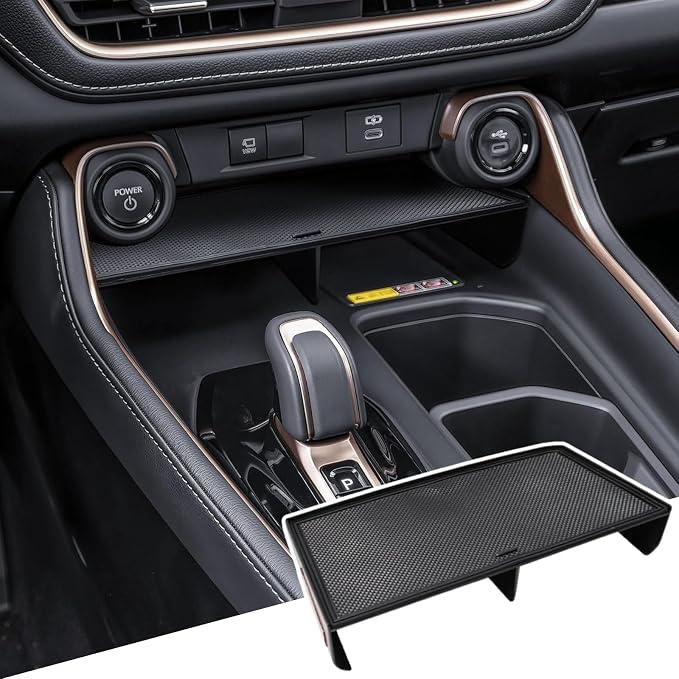 Center Console Organizer for 2024-2026 Toyota Grand Highlander | Perfect Drop-in fit, No Rattling, Non-slip, Won't Block Charging, Maximizes Adds Console Space (Not for Highlander)