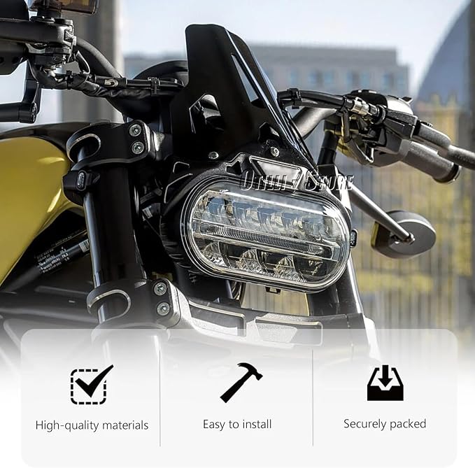 New Motorcycle Windshield Fits for Sportster S / Sportster S RH1250S 2021 2022 2023 Motorcycle Sports Oriented Black PC Windscreen Fairing Wind Deflector Wind Screen