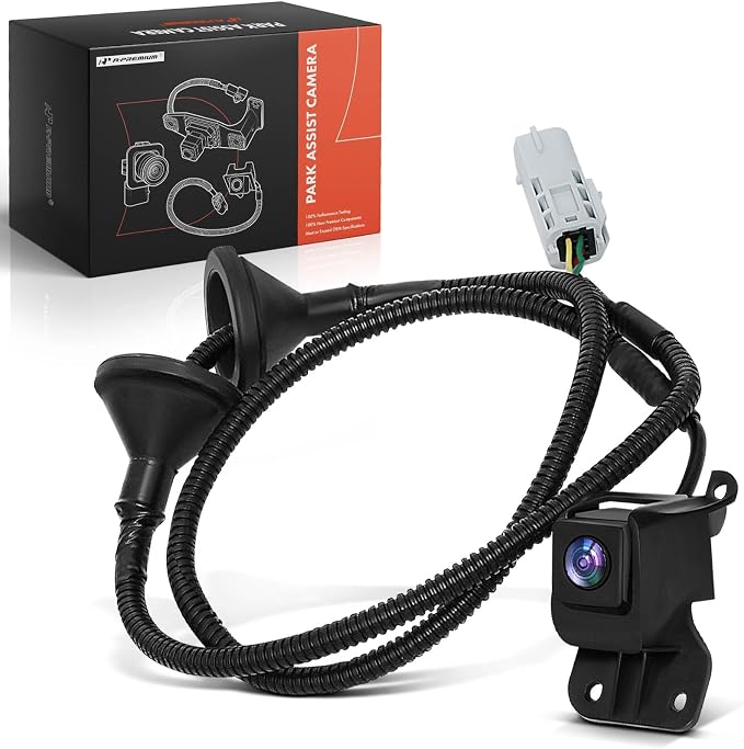 A-Premium Rear View Backup Camera Compatible with Chevrolet, GMC & Cadillac | Parking Camera for Silverado 1500, Tahoe, Suburban 1500, Sierra 1500, Yukon XL 1500, Escalade ESV