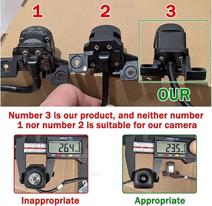 Rear View Camera Replacement, 2019-2020 Backup Camera for Car Replacing OE 99240 S1001, Enhanced Safety with Parking Assist, Metal Material, Direct Installation