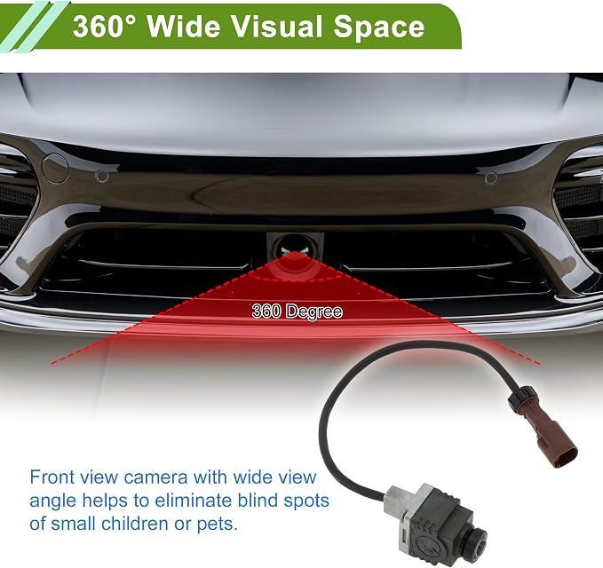 Car Park Assist Camera Front View Camera for Mercedes-Benz GLC300 2017-2020 for Mercedes-Benz GLC63 for AMG 2018-2020 No.A0009050806