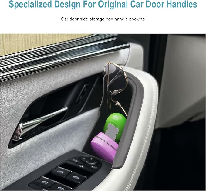 CDEFG for 2024 2025 2026 Mazda CX-90 CX-70 Center Console Organizer, for 2024-2026 Mazda CX90 CX70 Door Handle Pockets Storage Box 2025 CX90 CX70 Hybrid Accessories