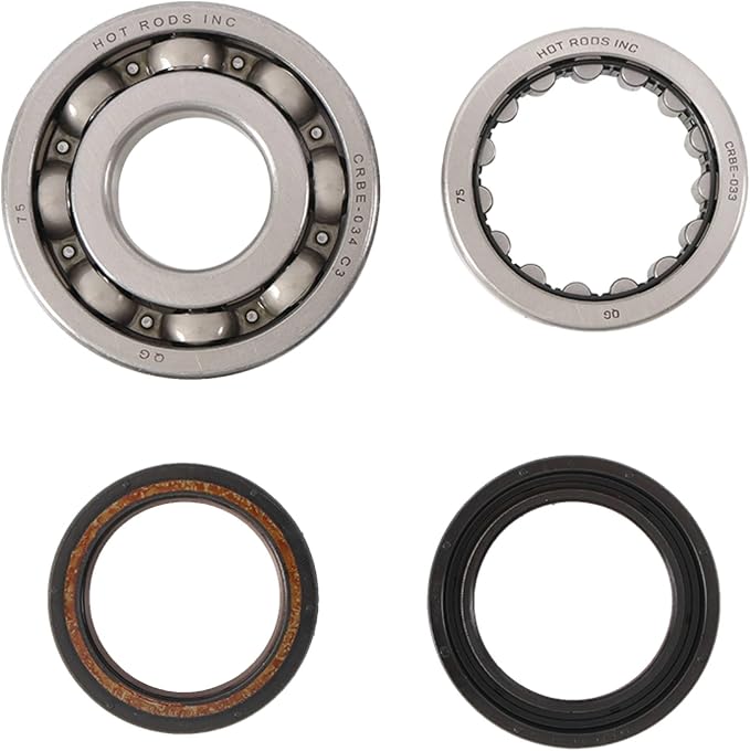 Hot Rods K073 Main Crank Bearing and Seal Kits - Compatible with 2006-2016 Honda CRF 250R, 250X - Dirt Bike Parts, Bearing Replacement Kit, Meets OEM Specifications
