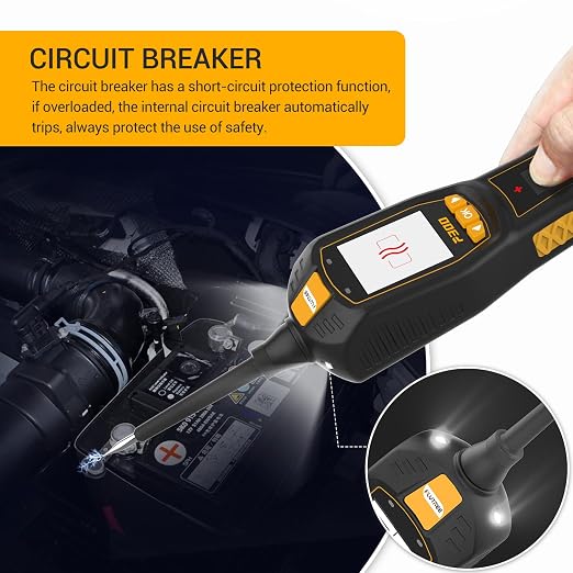 P300 6-30V Automotive Circuit Tracer & Circuit Breaker Finder Tool with 40FT Cord, User-Friendly Relay Tester & Car Battery Tester, Electrical Diagnostic Tool for Cars, Trucks and Motorcycles