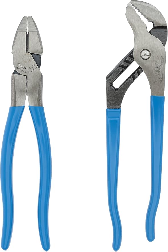 Channellock GS-10 2-Piece Plier Set: 430 and 369 , Blue