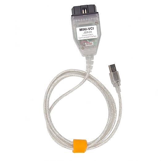 OBD2 Diagnostic Cable Enhanced for Toyota Lexus Scion, USB Diagnostic Scanner Cable Compatible for TIS Techstream and 32/64 bit Windows, Driver/APP Must Be Installed