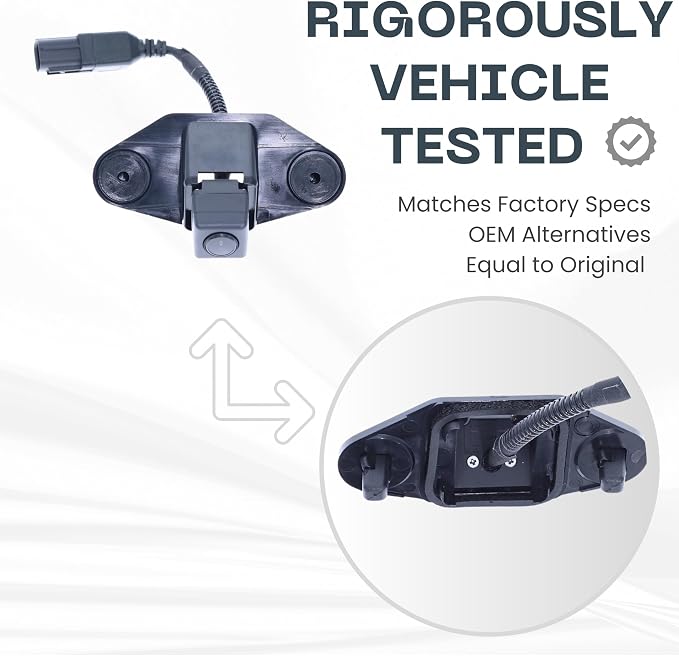 Backup Camera Replaces for 2008-2015 Toyota Land Cruiser OE Part # 86790-60082, 86790-60081, 86790-60080