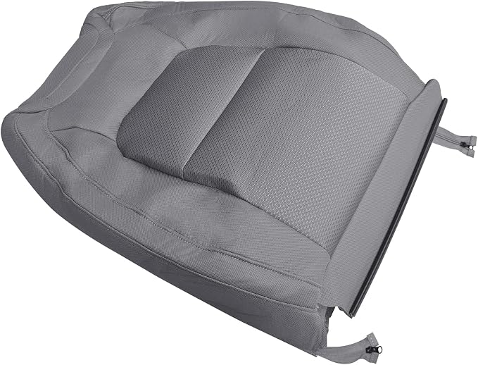 Driver Bottom & Top Back Cloth Dark Ash Gray Seat Cover, Driver Side Seat Cover Fit for 2015-2022 Chevy Colorado LT/GMC Canyon SLT