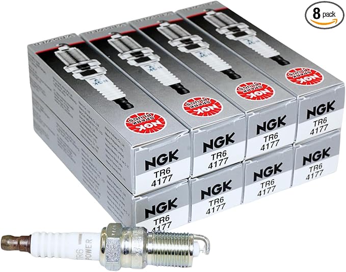 Spark Plugs Set of 8 - NGK TR6 for 1997-2013 C5, Z06, Grand Sport Corvette