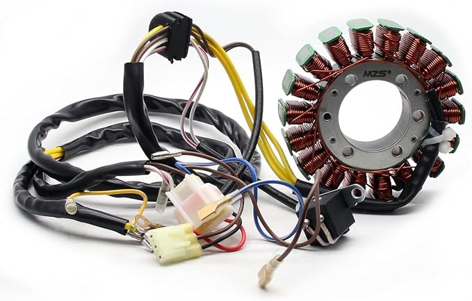 MZS ATV Stator, OEM 3089249 3089546 3089965 3089403 UTV Magneto Stator Coil Compatible with Sportsman 400 450 04-07 / Sportsman 500 04-09 12-13 / Scrambler 500 04-12 / Ranger 400 10-14 / ATP 500 05