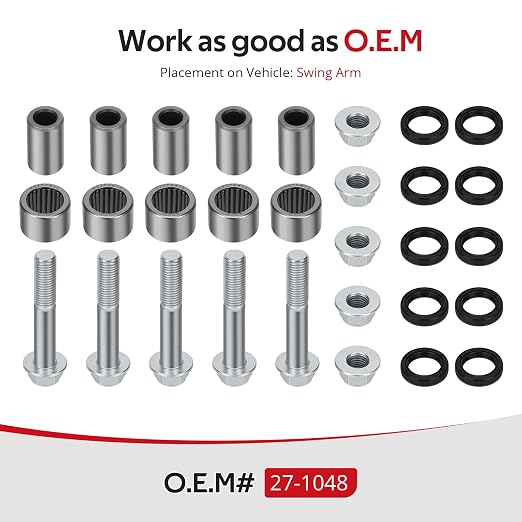 JAVIK Swing Arm Linkage Bearing Kit & Bolts for Honda TRX400EX TRX400X 1999-2014 O.E.M# 27-1048
