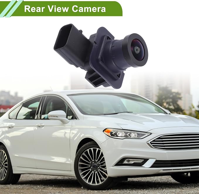No.ES7T-19G490-AE/HS7T-19G490-AE Rear View Camera for Ford Fusion 2017-2020 License Plate Park Assist Camera Backup Reverse Camera