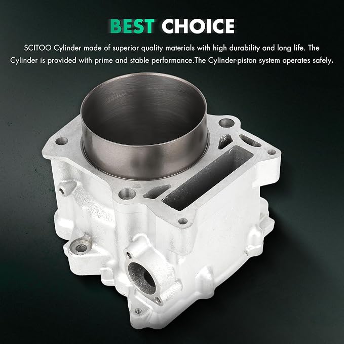 SCITOO 102mm 686cc Cylinder Piston Gasket Top End Rebuild Kit fit for Yamaha for Grizzly 660 2002 2003 2004 2005 2006 2007 2008, for Yamaha for Raptor 660R 2001 2002 2003 2004 2005, 3YF-11181-00-00