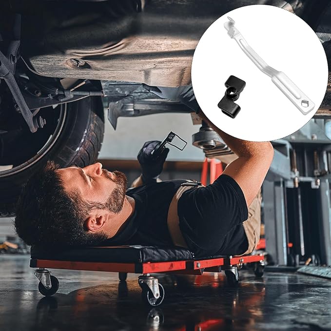 Car Wrench Extender Tool Bar, 2PCS Vehicle Wrench Extension Amplifier Tool for 1/2 Inch Drive Breaker Bars, Auto Wrenches Extension Leverage Accessories, Universal for SUV RV Truck