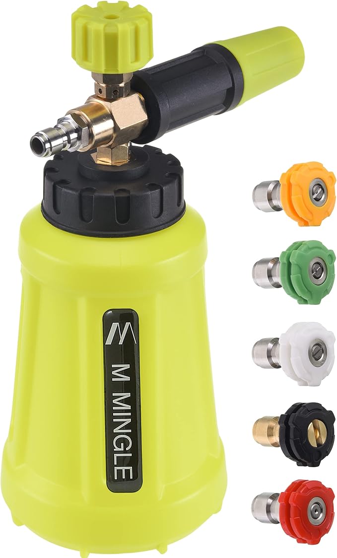 M MINGLE Automatic Foam Cannon Holder, Foam Cannon for Pressure Washer