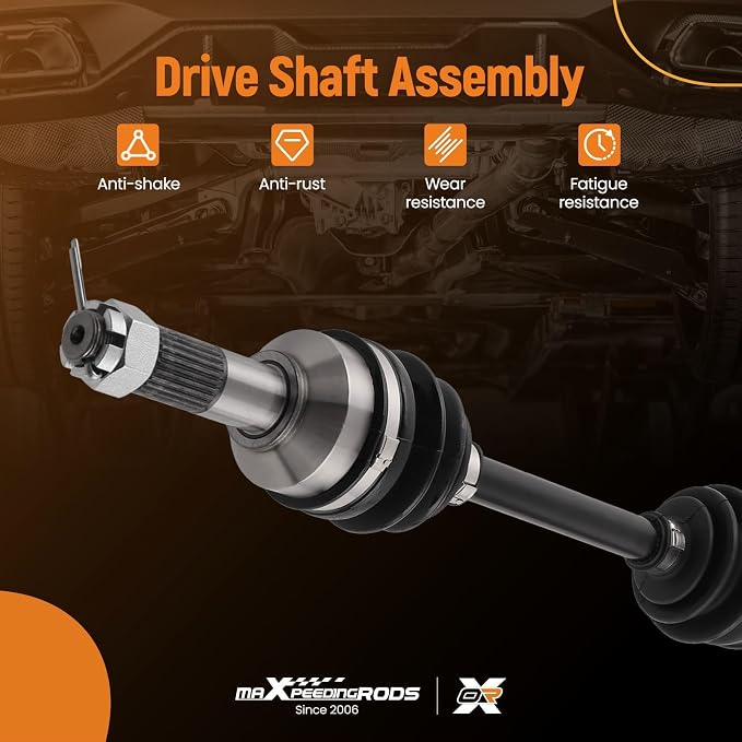 maXpeedingrods Front CV Axle Drive Shaft for Honda Rancher 420 TRX420FM2 4x4 CV Axle 2014-2019 CV Joint Drive Shaft Assembly