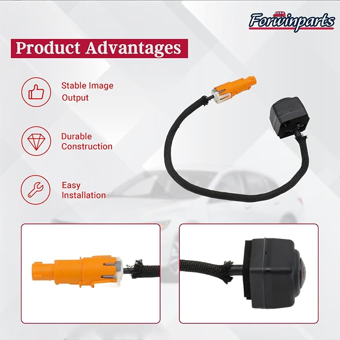 Forwinparts 42861580 Backup Camera for Chevy Malibu 2023 2024 2025 84543080 Car Rearview Camera Reverse Assist Reverse Rearview Camera System 1.5L L4 Hd Digital