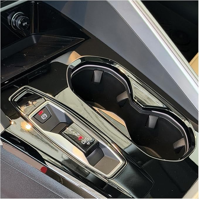 SXCY for 2026 Audi Q5 Cup Holder Insert [Front Center Console] for 2025 2026 Audi Q5 Accessories Silicone Cup Holder Limiter 2026 Q5 Console Drink Holder Adapter Non-Slip Stopper