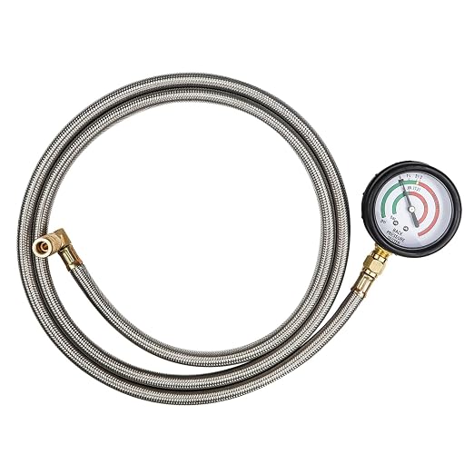 Exhaust Back Pressure Tester Kit, Professional Diesel Engine Diagnostic Tool with Gauges & Adapters for Trucks, SUVs, Vans - Troubleshoot Turbo, DPF & Catalytic Converter Issues