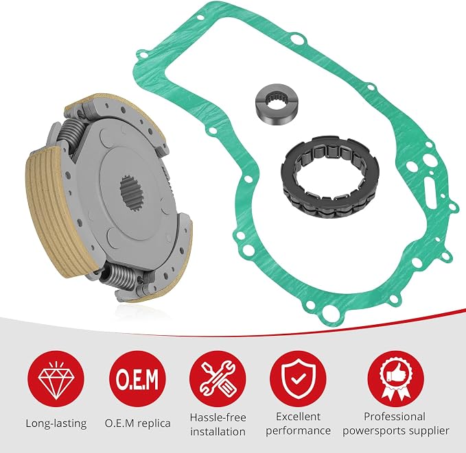 JAVIK Clutch Centrifugal Carrier Hub One Way Bearing Gasket for Arctic Cat 300 2X4 4X4 1998-2005 O.E.M# 3446-128