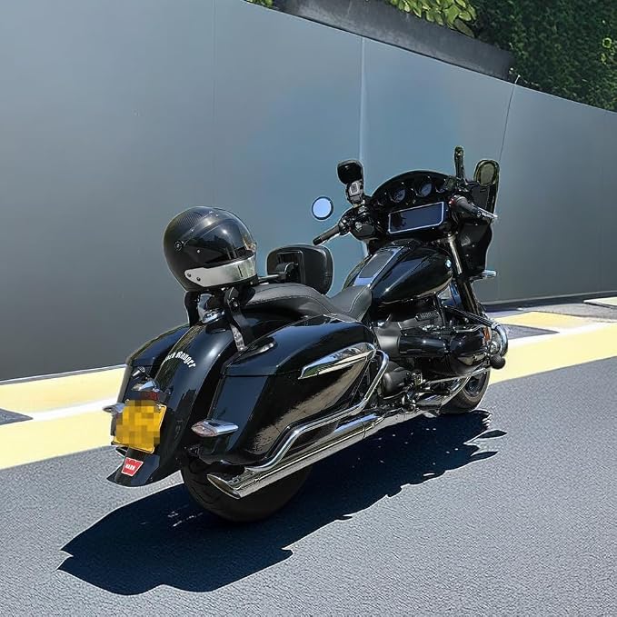 Adjustable Driver/Passenger Seat Backrest Component:Fixed Mounts For BMW R18B (Matt Black)