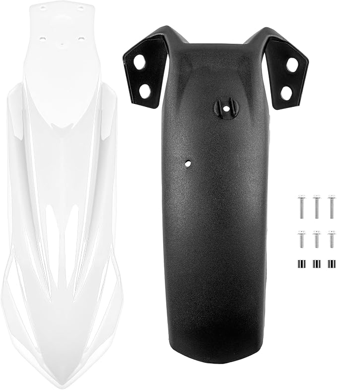 Motorcycle Front Fender Mudguard for Tenere 700 2019-2025 2026 Tire Hugger Mud Dust Flap Splash Guard (White)