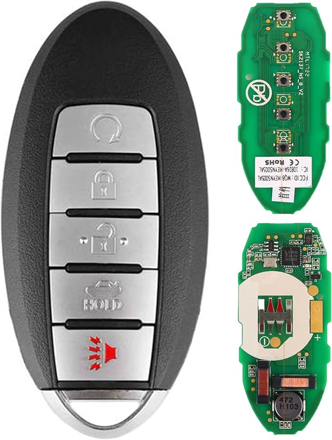 Autel Ikey Programmable Smart Key IKEYNS5TPR IKEYNS005AL for Nissan-Style Ultra-Long Range for 700+ Vehicle Programmed with Autel KM100 IM508 IM608