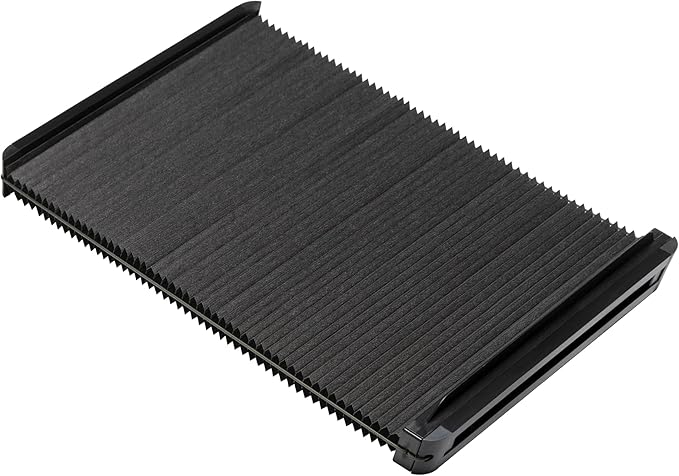 Lippert Thin Shade EcoCell Snap-On RV Window Shade for Prepped Entry Doors with Sun-Blocking Protection, Easy Sliding Operation, Quick Installation - 2025009147
