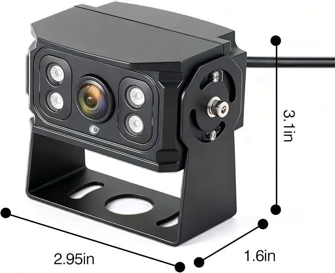 Single Wired Rear View Camera, Compatible with Y Series (Models: Y1, Y2, Y3, Y4, Y5, Y6) Wired Camera Systems. Please Consult The Seller to Confirm Compatibility Before Purchase - Y1R