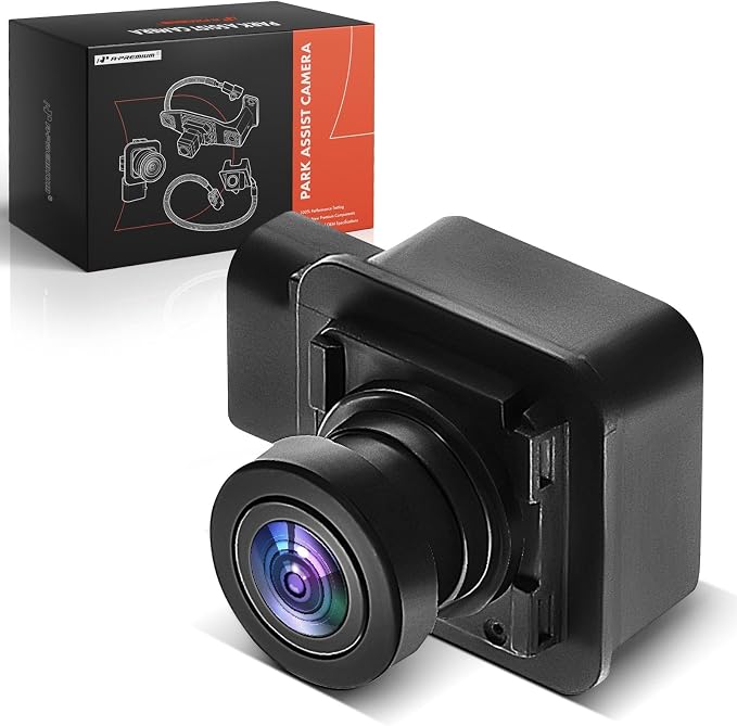 A-Premium Park Assist Camera Rear View Backup Reverse Camera Compatible with Select Ford Models - 2018 2019 2020 F-150 F150 - Replace# JL3Z19G490L