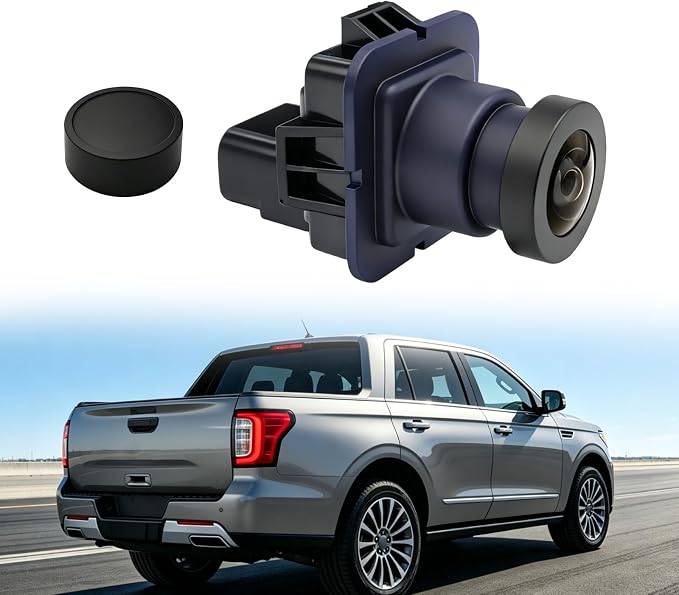 Rear Camera Parking Assist Rear View KB3Z-19G490-B Compatible with Ford Ranger 2019 2020 2021, 130° HD Night Vision Park Assist Rear View Camera Replace OE PAC504 FO1960185