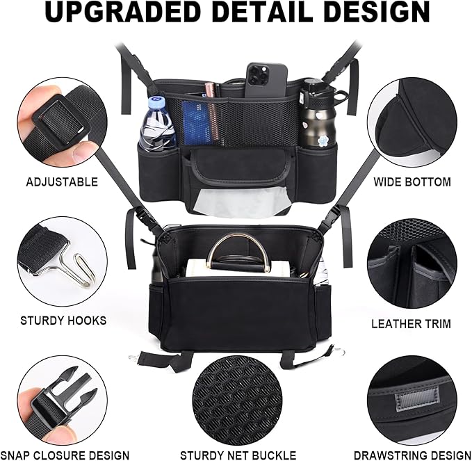 Car Handbag Holder Between Seats Suede Large Capacity Car Purse Holder Automotive Consoles
