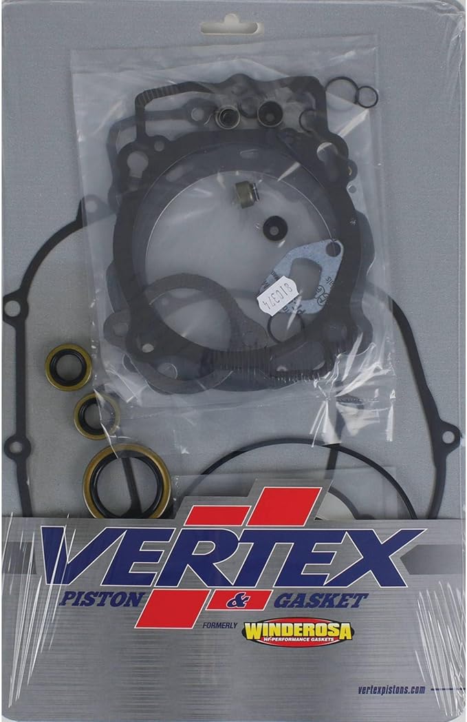 Vertex 8110064 Complete Gasket Kit with Seals Compatible With/Replacement For KTM 450 Rally Replica 2019-2024, 450 SX-F 2019-22, 450 SX-F Factory 2019-22, 450 XC-F 2019-22, Gas Gas MC 450 F 2021-23