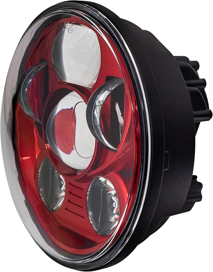 Eagle Lights Indian Scout Red Headlight Kit - Fits 2014 to Current Scout, 60, and Bobber
