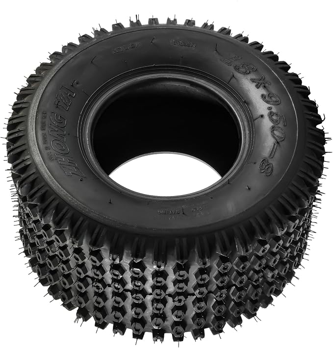 Torchbeam 18x9.5-8 ATV UTV Mud All Terrain Tires 18x9.5x8,4 Ply Bias Tires for Quad,Side by Side Hybrid Tread for Dirt, Snow and Trail Riding,SET OF 2, 14 PSI Z-106