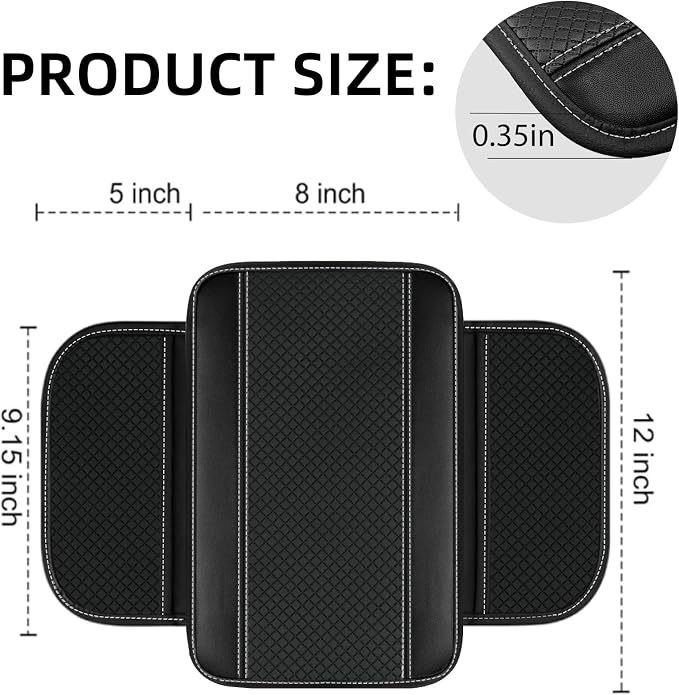 NBTEPEM 10 Pcs Car Floor Mats Full Set Car Accessories, Microfiber Leather Steering Wheel Covers 14.5-15 inch, Center Console Cover, Seat Belt Pads, Cup Coasters, Universal Interior Decor(Grey)