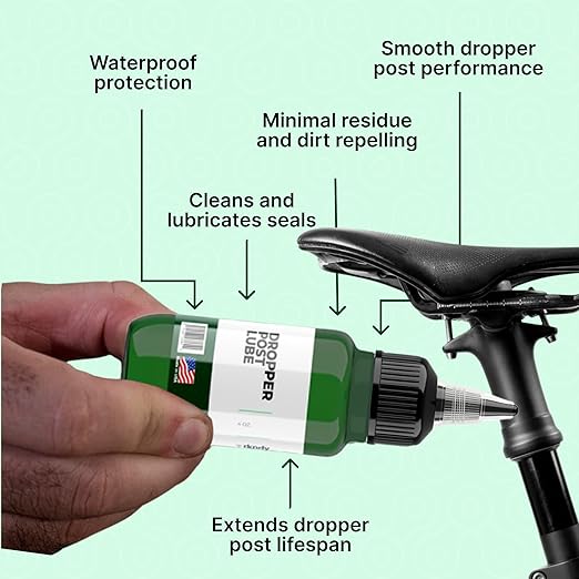 Fork Stanchion, Shock, & Dropper Post Lube – Superior Suspension Performance, Corrosion Protection, and Waterproof Formula for All Bikes