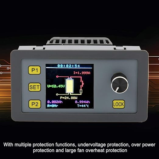Electronic Load Detector Module WEL3005 30W 5A Battery Resistor Tester Adjustable Constant Current with Color Screen