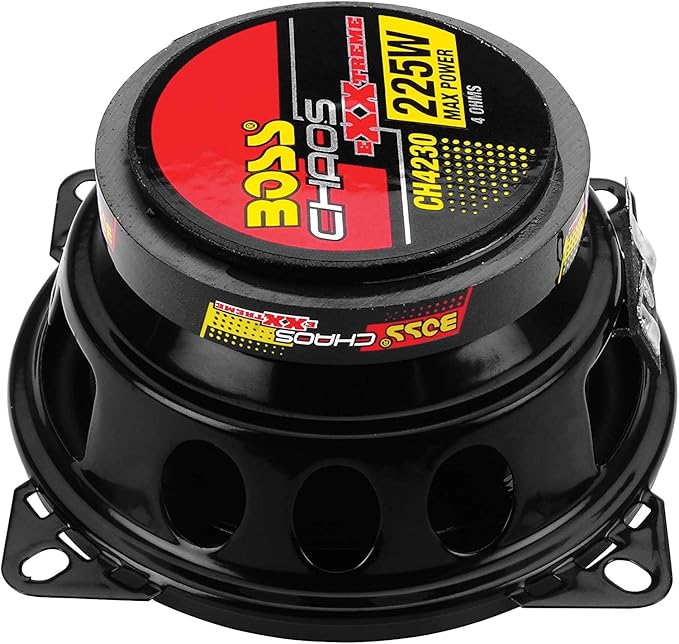 BOSS Chaos Exxtreme 4" Full Range Mounted Vehicle Speaker System Pair (2 Pack)